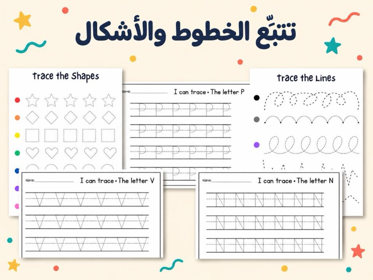 تتبّع الخطوط والأشكال